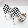 imageFSJ Women Classic Pointed Toe Stiletto High Heels Pumps Starry Slip On Lady Casual Dress Party Shoes Size 415 USBlack