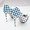 imageFSJ Women Classic Pointed Toe Stiletto High Heels Pumps Starry Slip On Lady Casual Dress Party Shoes Size 415 USBlue