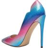 imageFSJ Women Classic Pointed Toe Stiletto High Heels Pumps Starry Slip On Lady Casual Dress Party Shoes Size 415 USColorful2