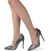 imageFSJ Women Classic Pointed Toe Stiletto High Heels Pumps Starry Slip On Lady Casual Dress Party Shoes Size 415 USGrey