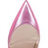 imageFSJ Women Classic Pointed Toe Stiletto High Heels Pumps Starry Slip On Lady Casual Dress Party Shoes Size 415 USPink