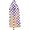 imageFSJ Women Classic Pointed Toe Stiletto High Heels Pumps Starry Slip On Lady Casual Dress Party Shoes Size 415 USPurple