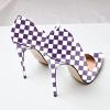 imageFSJ Women Classic Pointed Toe Stiletto High Heels Pumps Starry Slip On Lady Casual Dress Party Shoes Size 415 USPurple