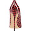 imageFSJ Women Classic Pointed Toe Stiletto High Heels Pumps Starry Slip On Lady Casual Dress Party Shoes Size 415 USRed