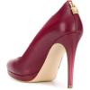 imageFSJ Women Classic Stiletto Heels Platform Pumps Pointed Toe Formal Shoes Office Lady Size 415 USDark Red