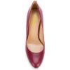 imageFSJ Women Classic Stiletto Heels Platform Pumps Pointed Toe Formal Shoes Office Lady Size 415 USDark Red
