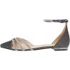 imageFSJ Women Comfy Studded Strap Pointed Toe Sandals Low Heel Ankle Strap Buckle Ladies Casual Walking Flat Shoes Size 415 USBlack