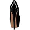 imageFSJ Women Extreme High Stiletto Heels Platform Pumps Slip On Pointed Toe Sexy Dress Shoe US Size 415 MBlack Patent