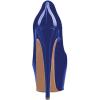 imageFSJ Women Extreme High Stiletto Heels Platform Pumps Slip On Pointed Toe Sexy Dress Shoe US Size 415 MBlue