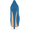 imageFSJ Women Extreme High Stiletto Heels Platform Pumps Slip On Pointed Toe Sexy Dress Shoe US Size 415 MBlue Fish