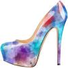 imageFSJ Women Extreme High Stiletto Heels Platform Pumps Slip On Pointed Toe Sexy Dress Shoe US Size 415 MDye