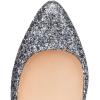 imageFSJ Women Extreme High Stiletto Heels Platform Pumps Slip On Pointed Toe Sexy Dress Shoe US Size 415 MGlitter