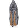 imageFSJ Women Extreme High Stiletto Heels Platform Pumps Slip On Pointed Toe Sexy Dress Shoe US Size 415 MGlitter