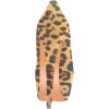 imageFSJ Women Extreme High Stiletto Heels Platform Pumps Slip On Pointed Toe Sexy Dress Shoe US Size 415 MLeopard