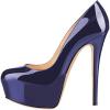 imageFSJ Women Extreme High Stiletto Heels Platform Pumps Slip On Pointed Toe Sexy Dress Shoe US Size 415 MNavy