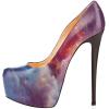 imageFSJ Women Extreme High Stiletto Heels Platform Pumps Slip On Pointed Toe Sexy Dress Shoe US Size 415 MNebula