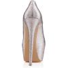 imageFSJ Women Extreme High Stiletto Heels Platform Pumps Slip On Pointed Toe Sexy Dress Shoe US Size 415 MSilver