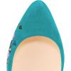 imageFSJ Women Extreme High Stiletto Heels Platform Pumps Slip On Pointed Toe Sexy Dress Shoe US Size 415 MTurquoise Floral