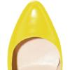 imageFSJ Women Extreme High Stiletto Heels Platform Pumps Slip On Pointed Toe Sexy Dress Shoe US Size 415 MYellow