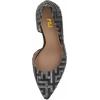 imageFSJ Women Formal Pointed Toe Dress Shoes DOrsay High Heels Sexy Stiletto Formal Pumps Size 415 USBlack Grey Crystals