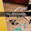 imageFSJ Women Formal Pointed Toe Dress Shoes DOrsay High Heels Sexy Stiletto Formal Pumps Size 415 USCustomize