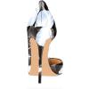 imageFSJ Women Formal Pointed Toe Dress Shoes DOrsay High Heels Sexy Stiletto Formal Pumps Size 415 USFeather
