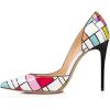 imageFSJ Women Formal Pointed Toe Dress Shoes DOrsay High Heels Sexy Stiletto Formal Pumps Size 415 USGrid
