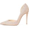 imageFSJ Women Formal Pointed Toe Dress Shoes DOrsay High Heels Sexy Stiletto Formal Pumps Size 415 USMulti