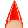 imageFSJ Women Formal Pointed Toe Dress Shoes DOrsay High Heels Sexy Stiletto Formal Pumps Size 415 USOrange Red