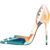 imageFSJ Women Formal Pointed Toe Dress Shoes DOrsay High Heels Sexy Stiletto Formal Pumps Size 415 USPalm