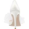 imageFSJ Women Formal Pointed Toe Dress Shoes DOrsay High Heels Sexy Stiletto Formal Pumps Size 415 USWhite