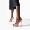 imageFSJ Women Sexy Peep Toe Pumps Mesh Rhinestones Stiletto High Heels Slip On Evening Bridal Party Dress Shoes Size 415 USNude