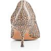 imageFSJ Women Sexy Pumps Leopard Snake Prints Shoes Kitten Low Heels Pointed Toe Size 415 M USLightbrownleopard