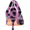 imageFSJ Women Sexy Pumps Leopard Snake Prints Shoes Kitten Low Heels Pointed Toe Size 415 M USPurple