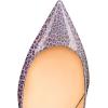 imageFSJ Women Sexy Pumps Leopard Snake Prints Shoes Kitten Low Heels Pointed Toe Size 415 M USPurpleleopard