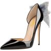 imageFSJ Women Formal Pointed Toe Dress Shoes DOrsay High Heels Sexy Stiletto Formal Pumps Size 415 USCustomize
