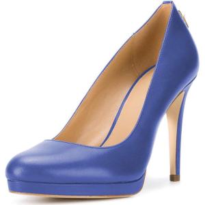 imageFSJ Women Classic Stiletto Heels Platform Pumps Pointed Toe Formal Shoes Office Lady Size 415 USBlue