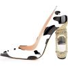 imageFSJ Women Bridal Pointed Toe Chunky Block High Heel Crystal Pumps Slip on Wedding Thick Comfort Evening Dress Shoes Size 415 USCow