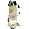imageFSJ Women Bridal Pointed Toe Chunky Block High Heel Crystal Pumps Slip on Wedding Thick Comfort Evening Dress Shoes Size 415 USCow