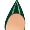 imageFSJ Women Bridal Pointed Toe Chunky Block High Heel Crystal Pumps Slip on Wedding Thick Comfort Evening Dress Shoes Size 415 USForest Green