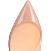 imageFSJ Women Bridal Pointed Toe Chunky Block High Heel Crystal Pumps Slip on Wedding Thick Comfort Evening Dress Shoes Size 415 USNude