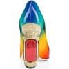 imageFSJ Women Bridal Pointed Toe Chunky Block High Heel Crystal Pumps Slip on Wedding Thick Comfort Evening Dress Shoes Size 415 USRainbow