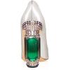 imageFSJ Women Bridal Pointed Toe Chunky Block High Heel Crystal Pumps Slip on Wedding Thick Comfort Evening Dress Shoes Size 415 USSilver