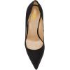 imageFSJ Women Elegant Satin High Heels Pumps Pointed Toe Stilettos Slip On Formal Shoes Size 415 USBlack