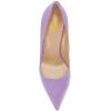 imageFSJ Women Elegant Satin High Heels Pumps Pointed Toe Stilettos Slip On Formal Shoes Size 415 USLilac