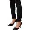 imageFSJ Women Sexy High Heels Slide Pumps Pointed Toe Studded Stiletto Party Evening Dress Shoes Size 415 USBlack Suede