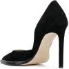 imageFSJ Women Sexy High Heels Slide Pumps Pointed Toe Studded Stiletto Party Evening Dress Shoes Size 415 USBlack Suede