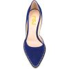 imageFSJ Women Sexy High Heels Slide Pumps Pointed Toe Studded Stiletto Party Evening Dress Shoes Size 415 USBlue Suede