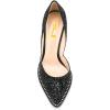 imageFSJ Women Sexy High Heels Slide Pumps Pointed Toe Studded Stiletto Party Evening Dress Shoes Size 415 USGlitter