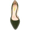 imageFSJ Women Sexy High Heels Slide Pumps Pointed Toe Studded Stiletto Party Evening Dress Shoes Size 415 USGreen Suede